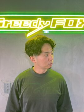 グリーディーフォックス 代々木(Greedy FOX) アップバング/ツーブロックマッシュ/束感/波巻き[シェービング]