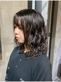 【 ミディアムパーマ 】