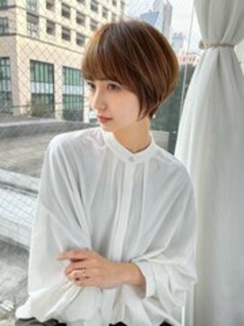 バイオレット 表参道店(Violet) 絶壁解消くびれショート 小顔ヘア 丸みショート ショートボブ