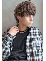 ハバナ 渋谷(HAVANA)&nbsp;束感モテる/ツーブロック/無造作パーマ/メンズマッシュウルフ