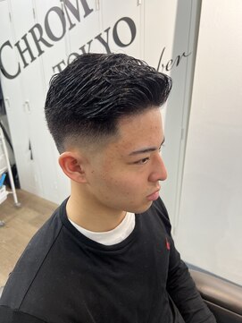 クロムトウキョウ ザ バーバー 新宿本店(CHROM TOKYO the Barber) スキンフェードバーバースタイル