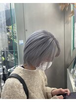 シェリ ヘアデザイン(CHERIE hair design)&nbsp;福岡 ブリーチ ベージュ グレージュ ダブルカラー ハイライト