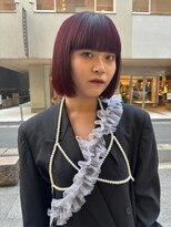 サラ 天神大名店(SARA) 【大名】ワインレッドカラー/ダークレッド