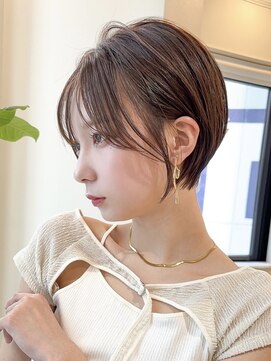 アンバー 池袋(amber) 乾かしてまとまるショートボブ