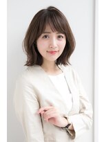 ラフ フロム ガーデン(Laf from GARDEN)&nbsp;寺尾拓巳　大人かわいいラベンダーベージュひし形ミディアム