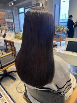 シー(THEE) 艶髪/髪質改善オージュア/アースカラー美髪レイヤースタイル