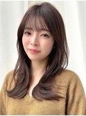 大人ワンカールレイヤーカット/20代30代40代/ボブルフ小顔前髪