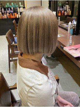 フルショウ 梅田(FURUSHO) グレーベージュ/ハイトーンカラー/グレージュカラー