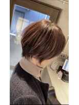 プラグ ヘアーデザイン 大名店(PLUG hair design)&nbsp;ショートボブ/ショートヘア/脱白髪染め/白髪ぼかし/髪質改善