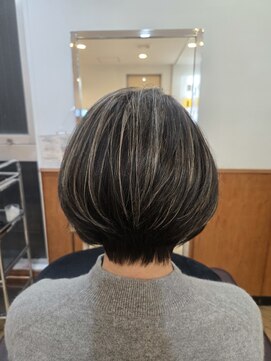 松本平太郎美容室 立川店 【立川 　ハイライトショート　30代40代50代60代◎】