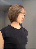 #トレンドボブ#上品カラー#カリスマブラウン/岸本 理希