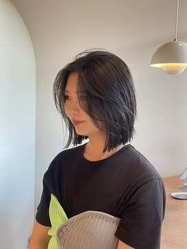 ニト ステップ(nito step) Olive gray Bob hair