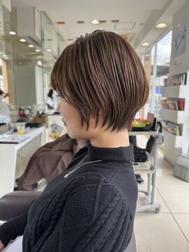 ハピネス 西大寺店(Happiness) 【30代・40代奈良】まとまり艶ショートボブ/髪質改善／うるは