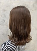 ブリーチなしマロンブラウン