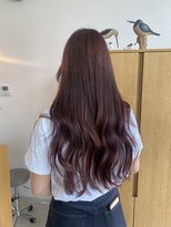 ミリ 奈良店(mm)&nbsp;チェリーレッド　暖色カラー　髪質改善トリートメント