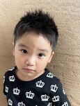 キッズツーブロック刈り上げショート 【キッズ/キッズカット】