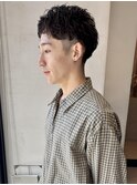 メンズ/ショート/ピンパーマ/ベリーショート/大矢