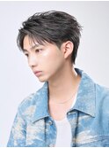 【LIPPS天神】ツーブロックショートマッシュ×フェザーパーマ