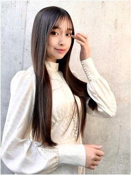 ベッカン 新宿店(BEKKAN) 髪質改善で作る美髪ストレート　新宿/縮毛矯正　前髪カットAujua
