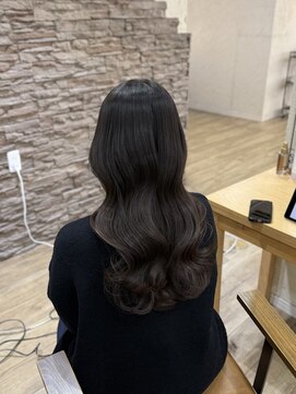 ヘア カンパニー トワ 千葉店(TOWA) 千葉/千葉駅/ダブルカラー/ダークアッシュ/黒髪/ヘッドスパ