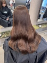 エン 栄店(enne)&nbsp;大人ガーリー/ダークアッシュ/ミディアムレイヤーカット/栄