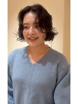 ヘアサロン ガリカ 表参道(hair salon Gallica)&nbsp;＜ゲスト＞巻かずにキマる。“くしゃっと”ボブパーマ