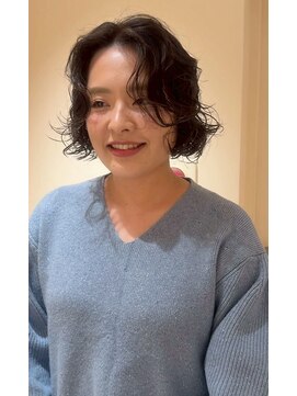 ヘアサロン ガリカ 表参道(hair salon Gallica) ＜ゲスト＞巻かずにキマる。“くしゃっと”ボブパーマ