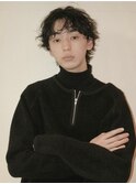 長めのメンズパーマ