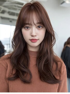 ダル 渋谷/表参道(DAL.) ハッシュカットミディアムレイヤーシャギー韓国ヘア