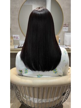 マル 薬院浄水店(MAR.co) 艶髪パープルブラウンカラー