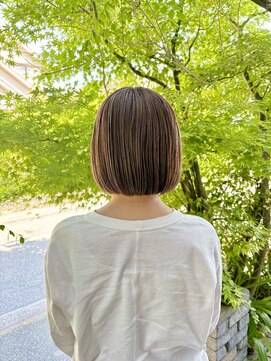 ケークリエイティブコード(K creative COrDE) 細ハイライト×イルミナオーシャンボブ