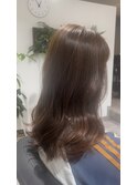 巻き髪と相性◎ニュアンスオレンジカラー
