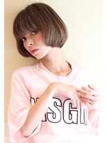 レウナ 外苑前(Reuna)&nbsp;黒髪アッシュ☆大人かっこいいボブスタイル