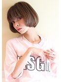 黒髪アッシュ☆大人かっこいいボブスタイル