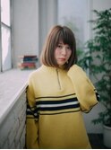 小 顔効果☆重めショート