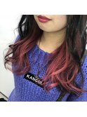 【Lee心斎橋】インナーハイライト×ピンクレッド