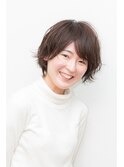 ショート 【 ナチュラル × 外ハネ 】