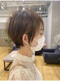 大人可愛い/ショート/小顔ショートボブ/20代30代40代@小原拓馬