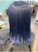 うる艶ネイビーブルー