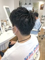 ヘッズ 本八幡店(HEADS)&nbsp;MEN'S HAIR  センターパート　ツイストスパイラル　コンマヘア