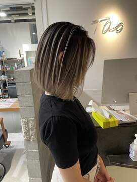 タオ 河原町(Tao) ボブとバレイヤージュ