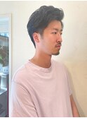 メンズワイルドアップバングパーマ［CERCA新宿/新宿西口］