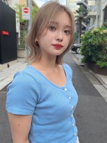 サンドシーン(sand scene)&nbsp;20代30代40代丸みショートボブマッシュ前下がりレイヤー