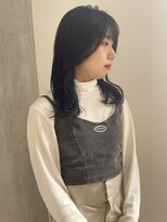 ヨーク(YOKE)&nbsp;【 YOKE 】フェイクブラック就活OK顔まわりレイヤー