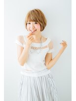 コボ(covo)&nbsp;ふんわりボブ×バレイヤージュ×カジュアル