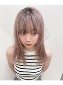 ハイトーンピンク/ バングローライト