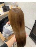 ブリーチなしベージュ