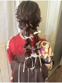 ツイン編み下ろし　札幌美容室Atelier coco.