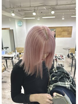 プライズ 成増店(prize) ピンクベージュハイトーンシアーカラー成増大山