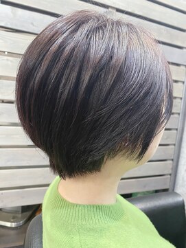 アール(R) 丸みショート